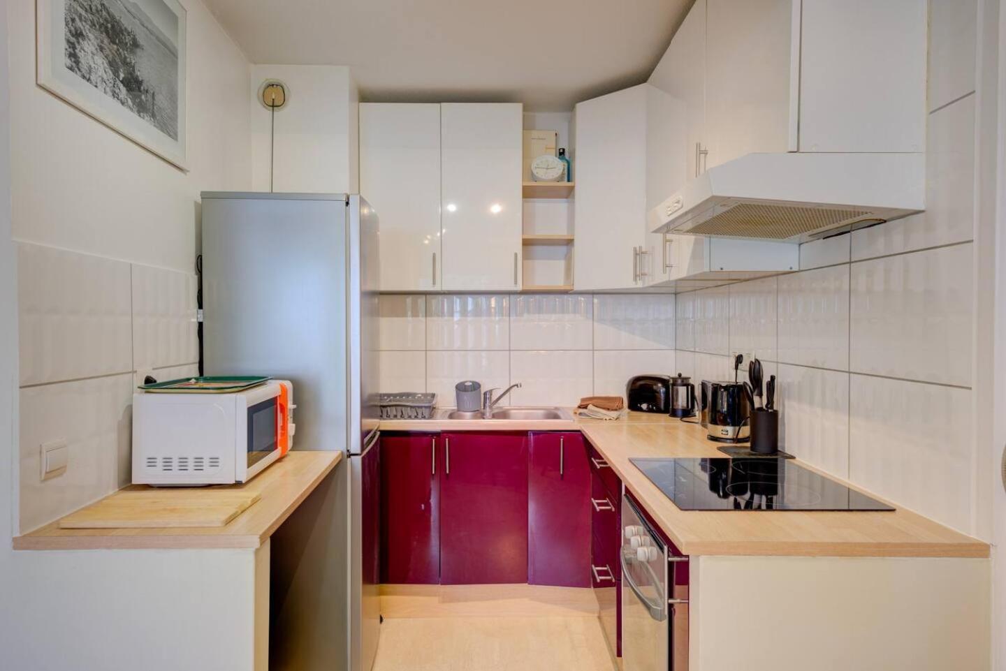 Elegant Apt W/2 Terraces/Mins To Beach & Shops Antibes Buitenkant foto